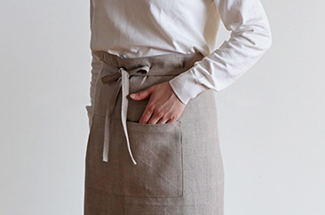 fog linen work　フォグリネンワーク　ギャルソンエプロン