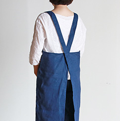 fog linen workリネンワーククロスエプロン
