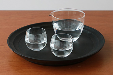 松徳硝子 丸型酒器