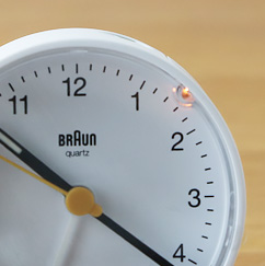 BRAUN ブラウン アラームクロック BC01丸