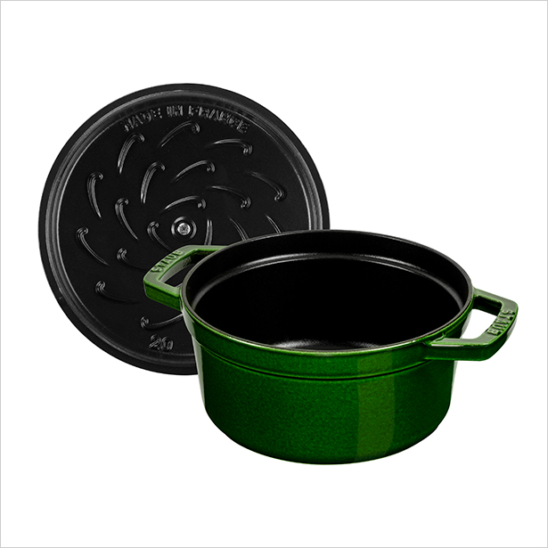 ストウブ フォレストココット ラウンド 20cm バジルグリーン (数量限定)
