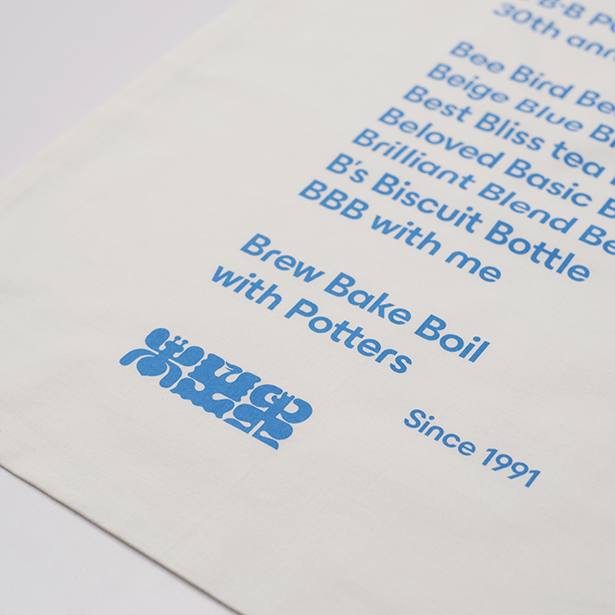 BBB 30th トートバッグ タイポグラフィ
