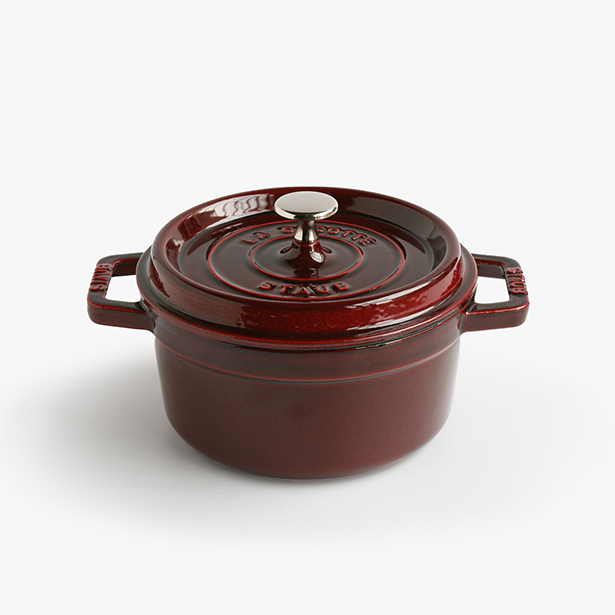 Staub ピコ・ココット ラウンド(グレナディンレッド)