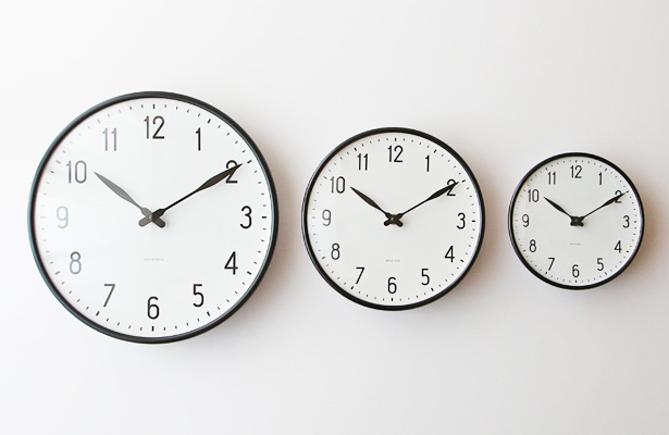 Arne Jacobsen アルネ ヤコブセン STATIONクロック