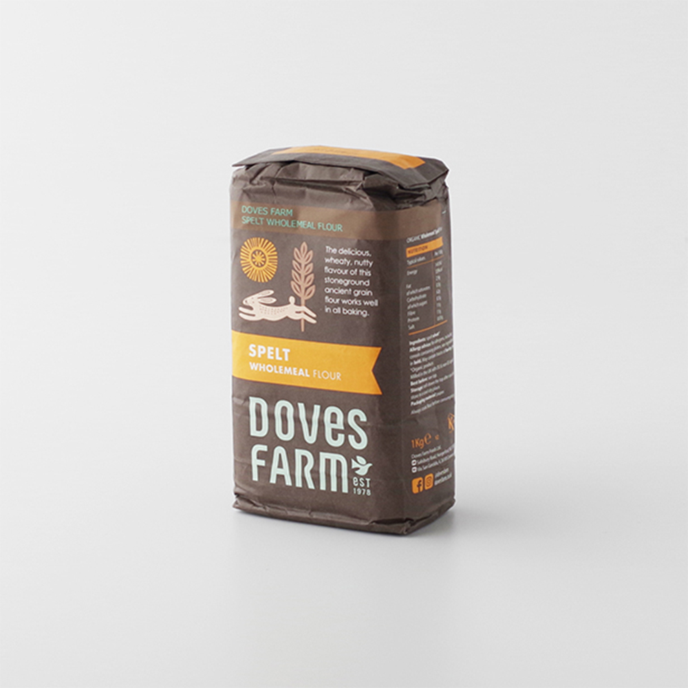 Doves Farm　小麦粉　石挽スペルト全粒粉 1kg